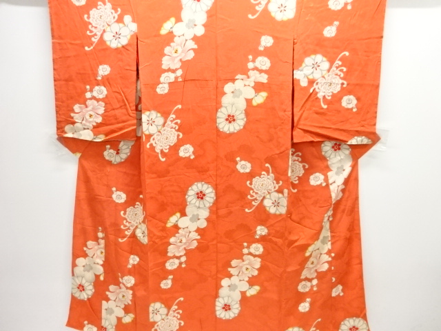 JAPANESE KIMONO / ANTIQUE KIMONO / SILK / MON KINSHA